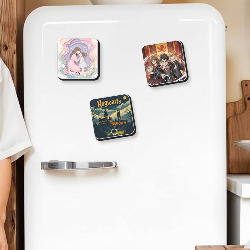 Mom & Daughter Love Personalized Musical Fridge Magnet Rechargeable Photo & Song Gift for Mom